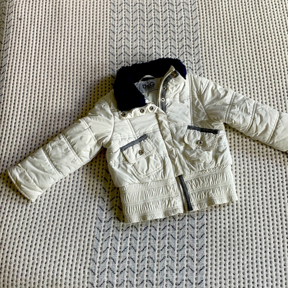 D&G White winter children’s coat